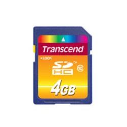 Transcend SDHC 4GB Speicherkarte (TS4GSDHC10)