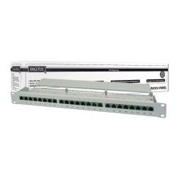 24-port Patchpanel 19 Zoll 1HE CAT5e STP grau (DN-91524S)