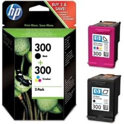 300 Tintenpatrone Combopack schwarz/farbig (CN637EE)