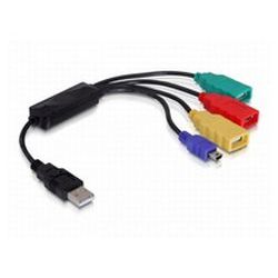 DELOCK HUB USB2.0 4 Port ext. Kabel (61724)