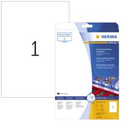 HERMA Etik. strapazierf. A4 weiß 210 x 297 mm wfest   10 St. (4584)