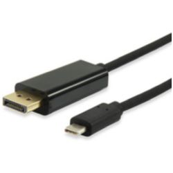 Equip Adapterkabel USB-C St -> DP   St 1.8m schwarz Polybeute (133467)