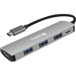 USB-C HDMI Dock grau (136-32)