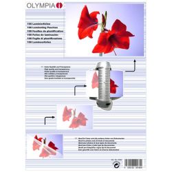 Olympia Laminierfolien DIN A4, 25 Stück 80 mic (9181)
