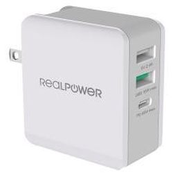 RealPower DeskCharge-65 Travel weiß (306837)