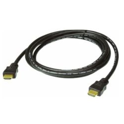 ATEN 1M HDMI 2.0 Cable M/M 30AWG Gold Black (2L-7D01H)