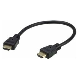 ATEN 0.3M HDMI 2.0 Cable M/M 30AWG Black (2L-7DA3H)