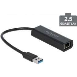 2.5G LAN-Adapter USB-A 3.0 schwarz (66299)