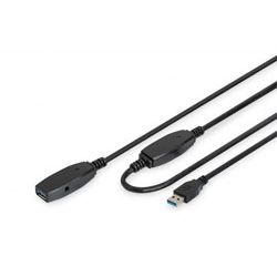 DIGITUS Aktives USB 3.0 Verlängerungskabel, 20 m (DA-73107)