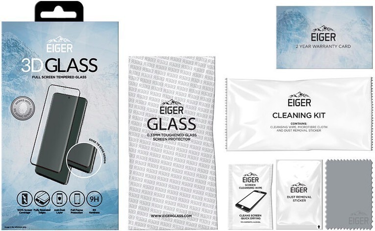 Eiger 3D Glass Screen Protector für Samsung Galaxy S20+ (EGSP00567)