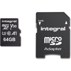 High Speed R100/W30 microSDXC 64GB Speicherkarte (INMSDX64G-100V30)