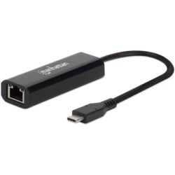 USB-C 3.0 LAN-Adapter schwarz (153300)