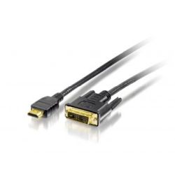 Equip HDMI/DVI Kabel 2m schwarz (119322)