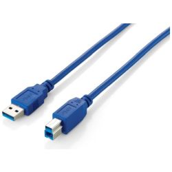 USB-A 3.0 auf USB-B 3.0 Kabel 1.8m blau (128292)