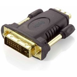 Equip HDMI Adapter Typ A -> DVI(24+5) Bu/St Polybeutel (118908)