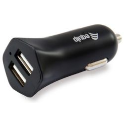 Equip 2-Port USB Car Charger, 12W 5V (245510)