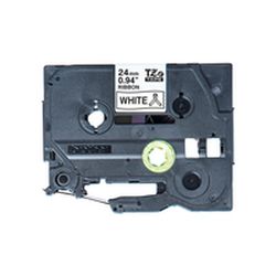 TZe-R251 Textil-Beschriftungsband 12mm schwarz auf weiß (TZER251)