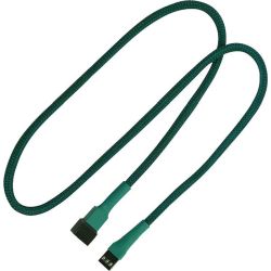 3-Pin Verlängerung Kabel 60cm sleeved grün (NX3PV60G)