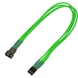 4-Pin PWM Verlängerung Kabel 30cm single sleeved grün (NXPWV3EG)