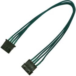 4-Pin-Molex Verlängerung 30cm single sleeved grün (NX4PV3EG)