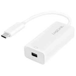 LogiLink LogiLink Adapter USB 3.2 Gen 1x1 to Mini DP, USB-C, weiß (UA0360)