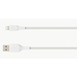 BoostCharge Braided USB-A to Lightning 2m weiß (CAA002BT2MWH)