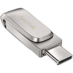 Ultra Dual Drive Luxe 64GB USB-Stick silber (SDDDC4-064G-G46)