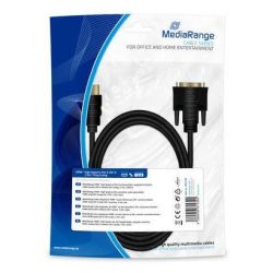 MediaRange HDMI auf DVI Anschlussk. 2.0m schwarz (MRCS185)