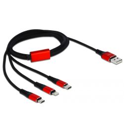 USB Ladekabel 3-in-1 Typ-A (85892)