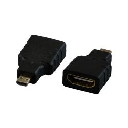 EFB HDMI Adapter, HDMI-A auf HDMI-D Micro, Bu.-St., schwar (EB480V2)