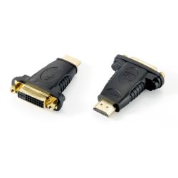Equip HDMI Adapter A-DVI(24+1)  St/Bu      1920x1080/60HZ sw  (118909)