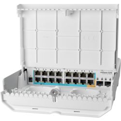 netPower 15FR 18 Port Outdoor Switch (CRS318-1FI-15FR-2S-OUT)