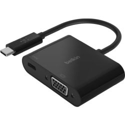 Belkin USB-C to VGA + Charge Adapter schwarz (AVC001BTBK)