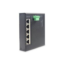 DN-651 Industrial Railmount Flat Gigabit Switch (DN-651126)