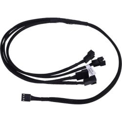 4-Pin PWM auf 4x 4-Pin PWM Kabel 60cm schwarz (1011110)