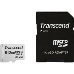 300S R95/W45 microSDXC 512GB Speicherkarte UHS-I U3 (TS512GUSD300S-A)