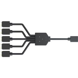 3-Pin ARGB 1-to-5 Splitter Kabel schwarz (MFX-AWHN-1NNN5-R1)