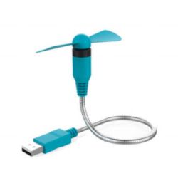 RealPower USB mini Fan blau (USB-Ventilator flexibel) (335266)