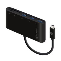 Alogic Adapter USB-C MultiPort Adapter Card Reader 3 USB 3.0 (UC3ACR)