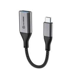 Alogic Adapter Ultra USB 3.1 to USB-A 15cm grau (ULCAA-SGR)