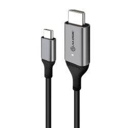 Alogic USB Kabel USB-C to HDMI M/M 1m 4K 60Hz grau (ULCHD01-SGR)