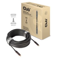 Club3D USB 3.2 Typ C Anschlusskabel 20m aktiv optisch A/V r (CAC-1589)