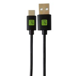 Techly USB2.0 Kabel ST Typ-A - ST Typ-C schwarz, (ICOC-MUSB20-CMAM01T)