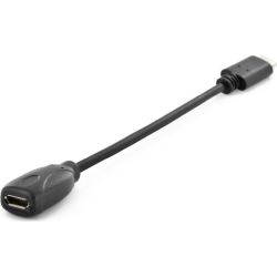 USB-C 2.0 Stecker auf USB 2.0 Micro-B Buchse 15cm (AK-300316-001-S)