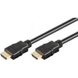 TECHLY High Speed HDMI Kabel mit Ethernet 1,5m Sch (ICOC-HDMI-4-015NE)