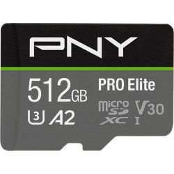 Pro Elite microSDXC 512GB Speicherkarte (P-SDUX512U3100PRO-GE)