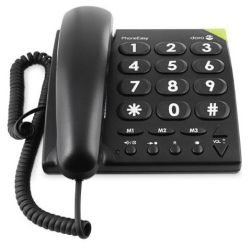 PhoneEasy 311c Festnetztelefon schwarz (380001)
