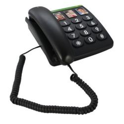 PhoneEasy 331ph Festnetztelefon schwarz (380003)