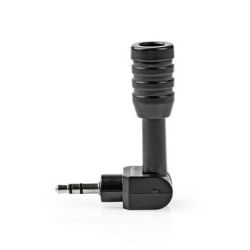 Kabelgebundenes Mikrofon , Mini , Steckmontage , 3,5 mm , (MICMJ100BK)