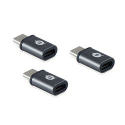 CONCEPTRONIC Adapter USB-C -> USB Micro 3.0     3 Stück gra (DONN05G)